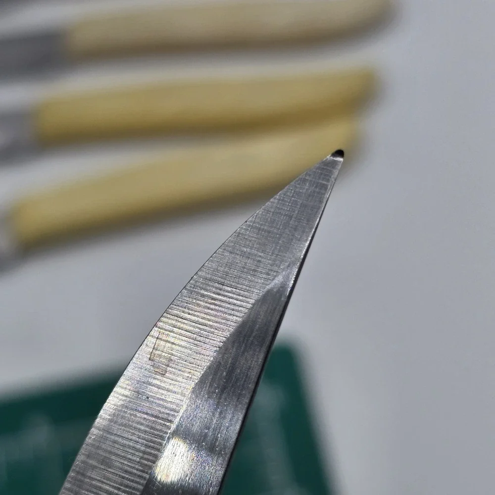 Lot‎ of 6 Vintage Quikut Quikkle Steak Knives 1960s